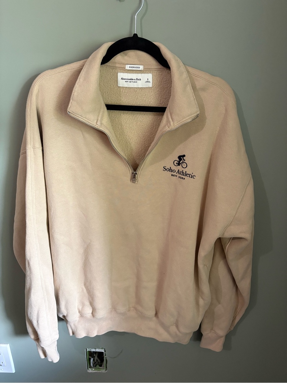 Abercrombie and fitch half-Zip Pullover Sweater